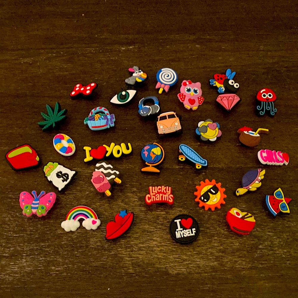 Shoe charms 31 total